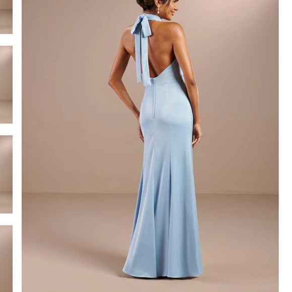 ✨CHRISTINA WU CELEBRATION 22200 HIGH NECK
HALTER GOWN - Picture 4 of 5
